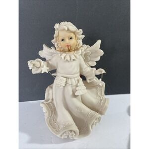 VNTG Don Mechanic Unf Resin Snowfolk Angel Bin SKU 20855 8"‎ Tall